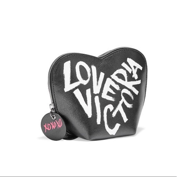 Victoria's Secret Handbags - Victoria's Secret heart beauty bag